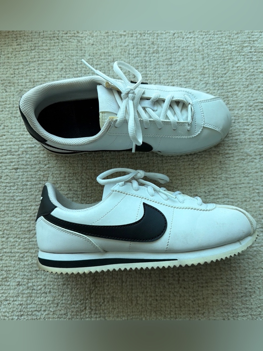 Nike Cortez white sneakers Size 5.5